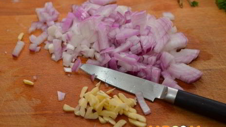 перец, фаршированный рисом, в духовке