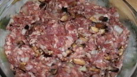 перец, запеченный с грибами