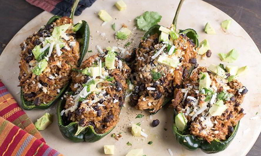 Рецепт таркинского перца фаршированного курицей рисом и бобами