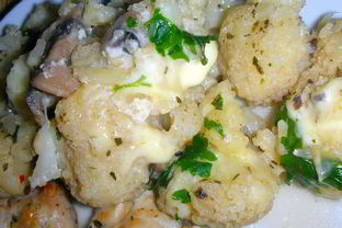 Цветная капуста с плавленым сыром