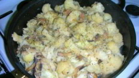 цветная капуста с плавленым сыром