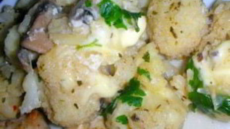 цветная капуста с плавленым сыром