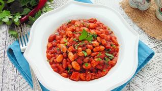 Тушеная фасоль в мультиварке