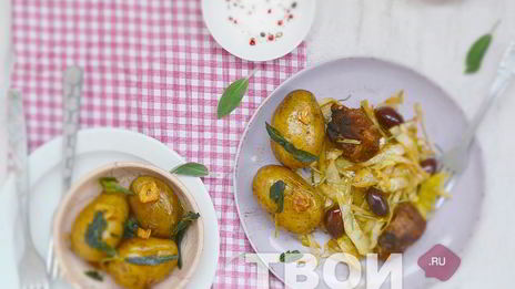 тушеная капуста с мясом в мультиварке