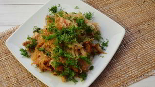 Тушеная капуста с мясом