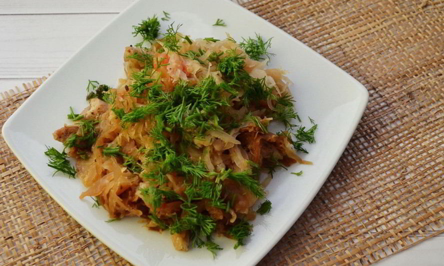 Рецепт тушеной капусты с мясом