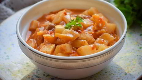 тушеная картошка