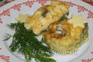 Тушеная пикша