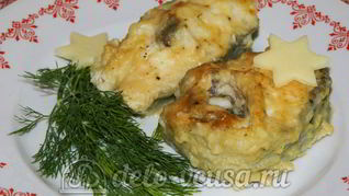 Тушеная пикша