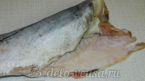 тушеная пикша