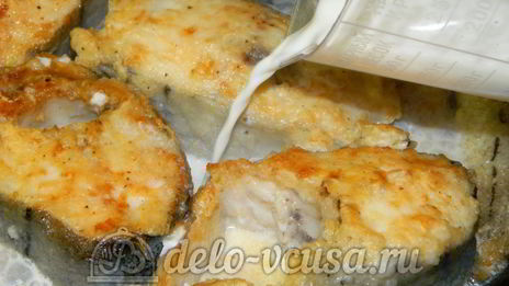 тушеная пикша