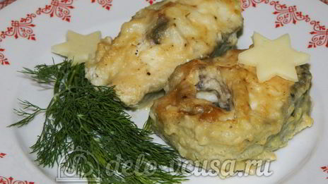 тушеная пикша