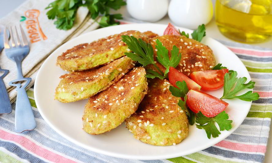 Рецепт вегетарианских отбивных из кабачков