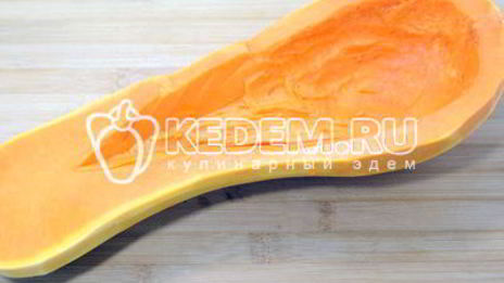 запеченная тыква с фаршем и гречкой