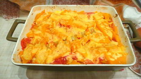 запеченная тыква с сыром