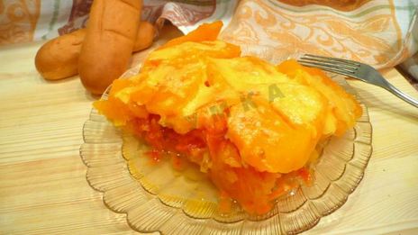 запеченная тыква с сыром