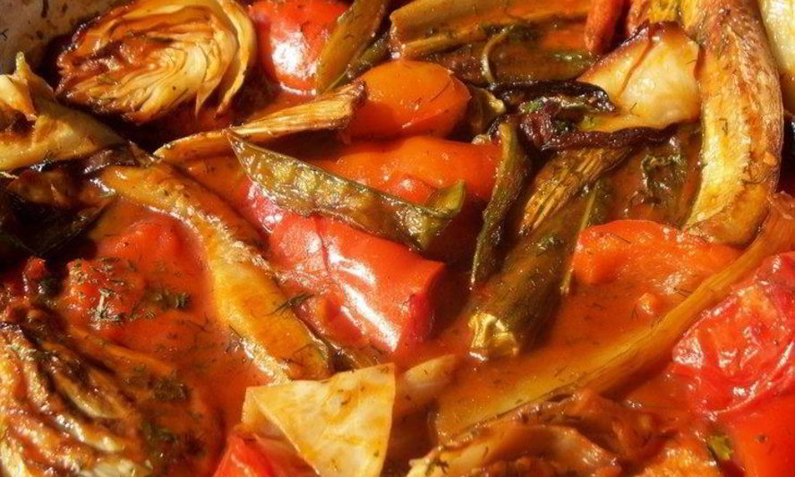 Рецепт жареных овощей