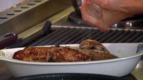 говяжья печень с шалфеем