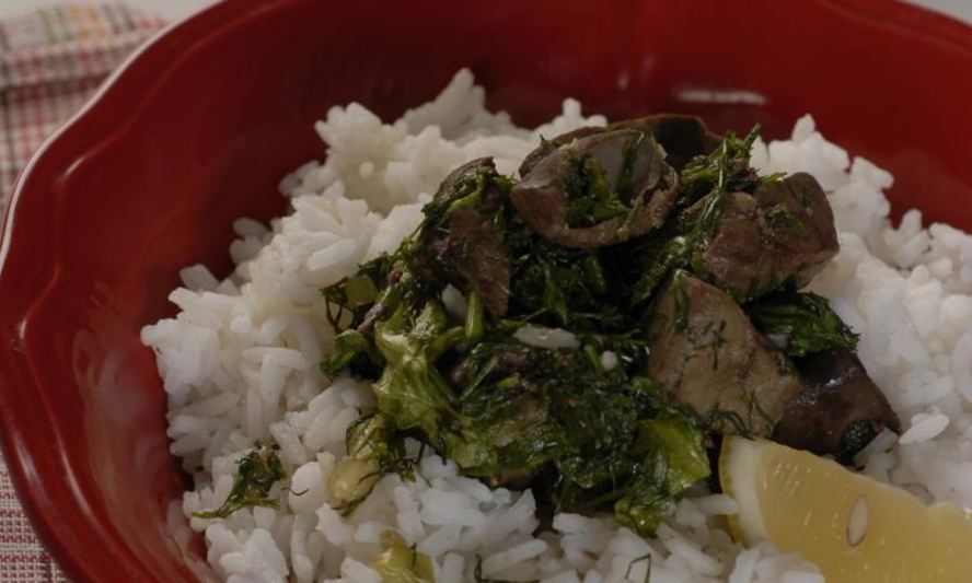 Рецепт говяжьей печенки в лимонном соусе