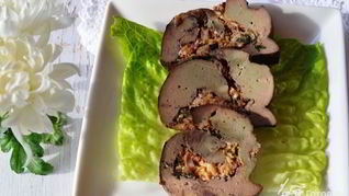 Печень фаршированная Праздничная