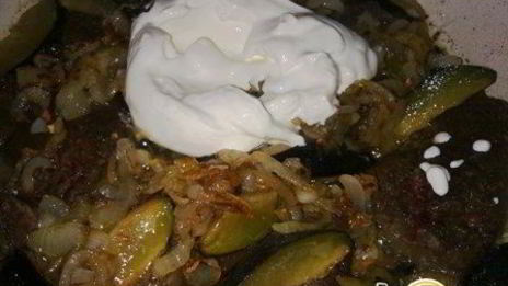 печень говяжья в имбирно-сливовом соусе