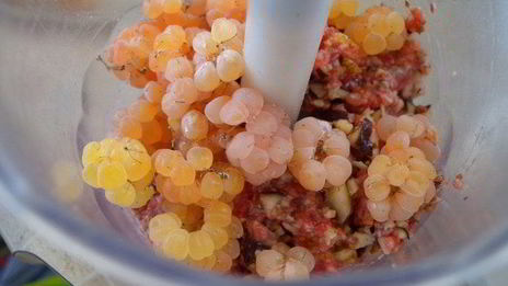 печень-гриль с инжирно-малиновым соусом