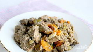 Печень куриная с молоком