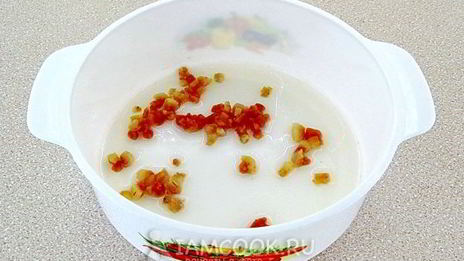 печень куриная в яблочном соусе в микроволновке