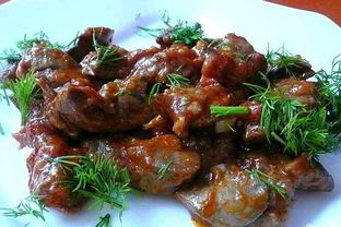 Печень по-восточному