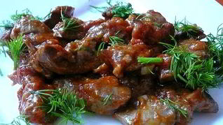 Печень по-восточному