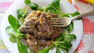 Печень с бананами по-бразильски