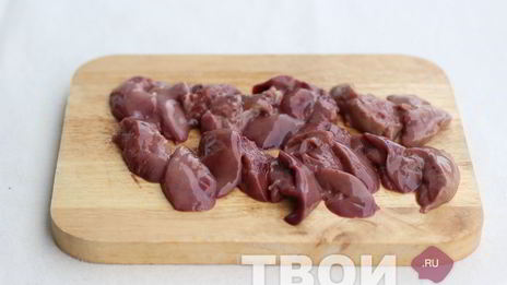 печень с грибами