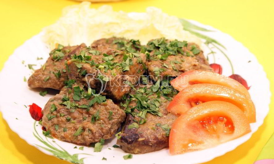 Рецепт печени с цитрусовыми