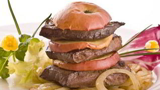 Печень в яблоках