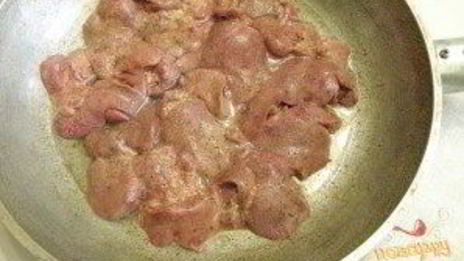 печенка под соусом