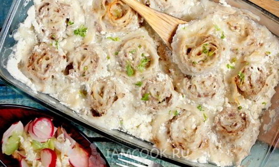 Рецепт пельменей ленивых из лаваша