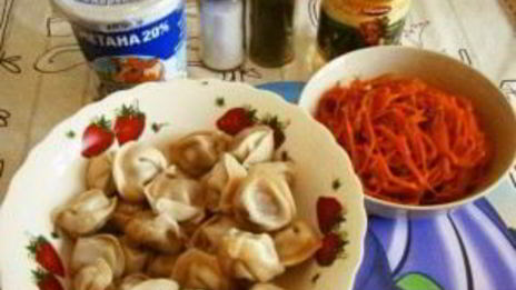 пельмени на пару