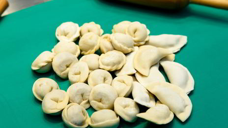 пельмени с лососем