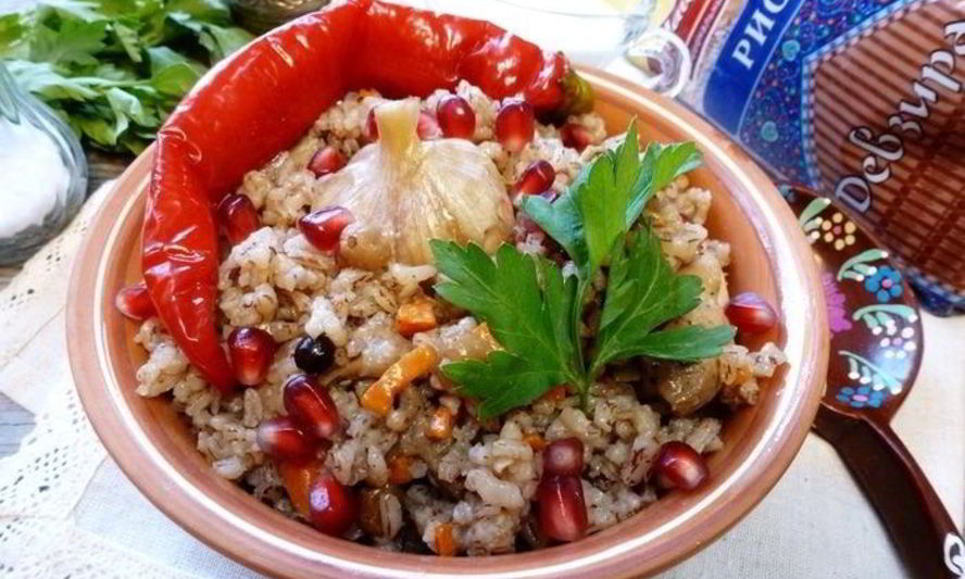 Рецепт ароматного плова с корицей и можжевельником