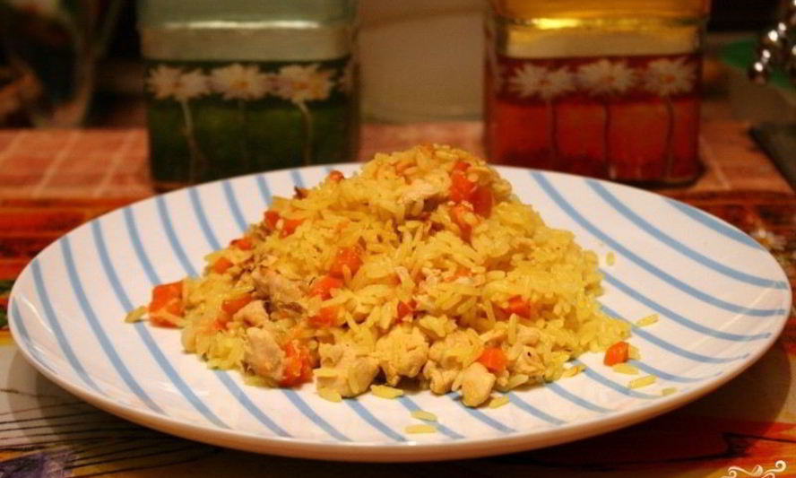 Рецепт диетического плова
