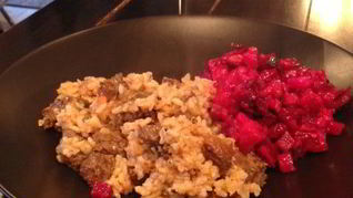 Домашний плов с говядиной