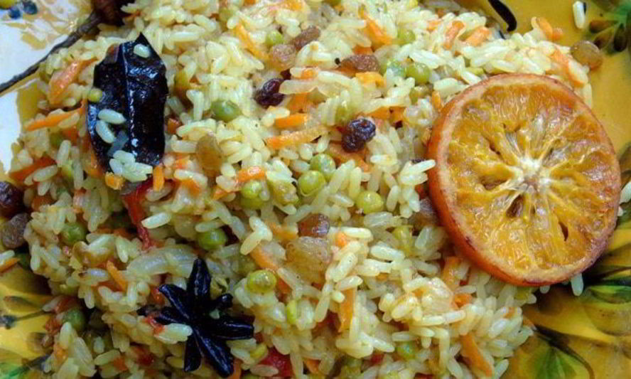Рецепт индийского овощной пряный плов