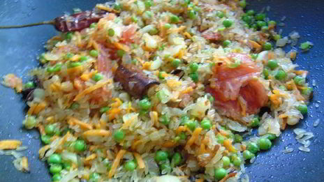 индийский овощной пряный плов