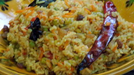 индийский овощной пряный плов