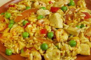 Легкая испанская паэлья