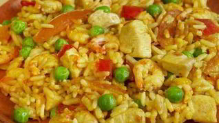 Легкая испанская паэлья