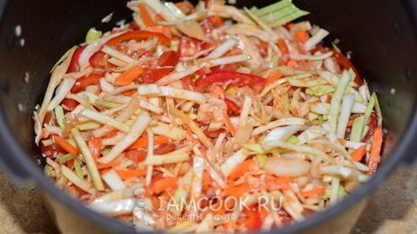 овощной плов в мультиварке