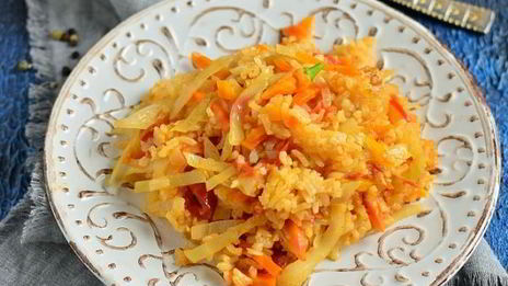 овощной плов в мультиварке