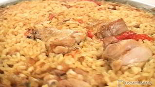 Паэлья с говядиной и курицей