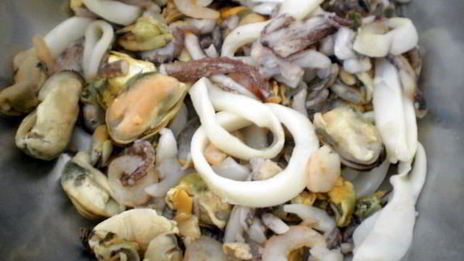 паэлья с морепродуктами